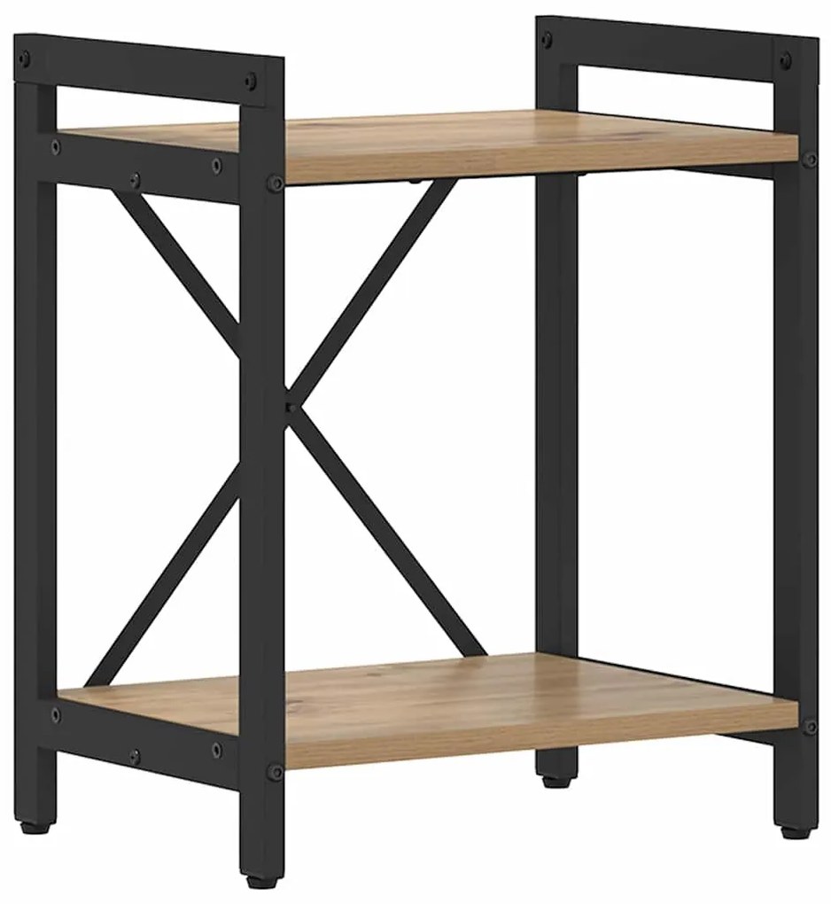 vidaXL Βιβλιοθήκη artisan δρυς 40 x 30 x 48.5 εκ Επεξεργασμένο ξύλο