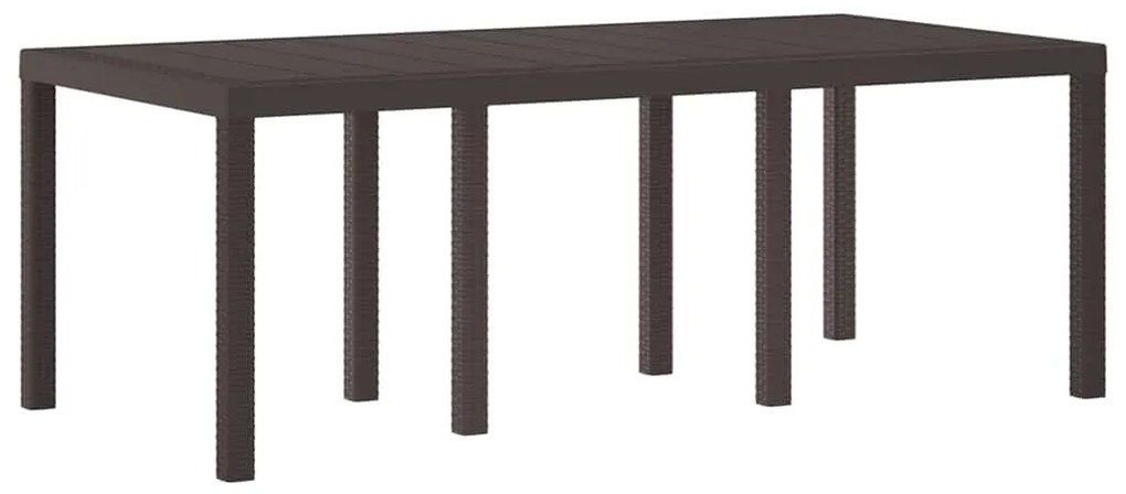 vidaXL Τραπέζι Κήπου 200 x 100 x 73 εκ, Πολυράτταν