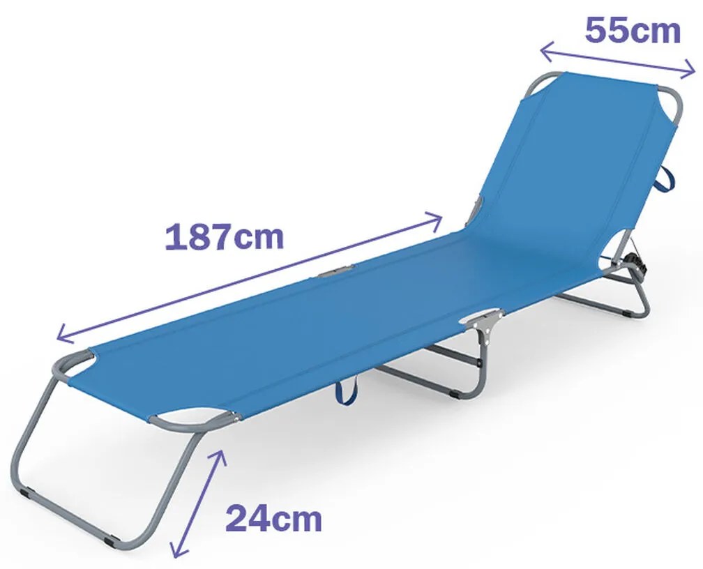 Solseng Marbueno Μπλε 187 x 24 x 55 cm