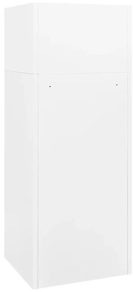 vidaXL Ντουλάπα για Σέλα Λευκό 53 x 53 x 140 εκ. Ατσάλινο