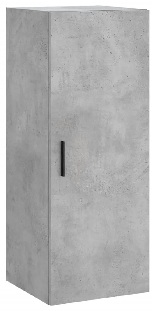 vidaXL Ντουλάπι Τοίχου Γκρι Σκυροδέματος 34,5 x 34 x 90 εκ.