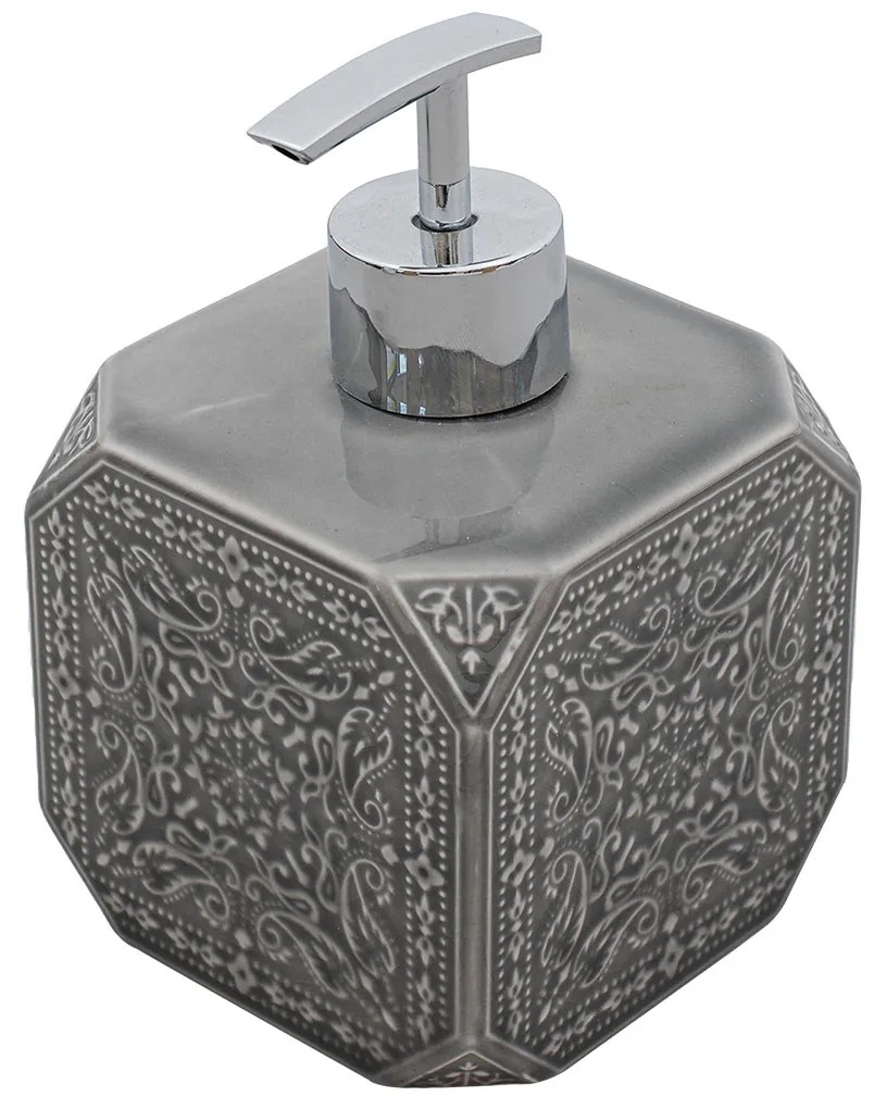 Δοχείο Κρεμοσάπουνου 460ml Estia Feng Shui Grey 02-11437
