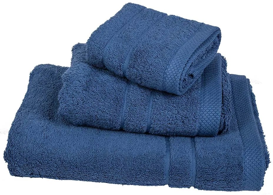 Πετσέτα Le Blanc Πεννιέ 600γρ/μ2 Blue Μπάνιου 80x145