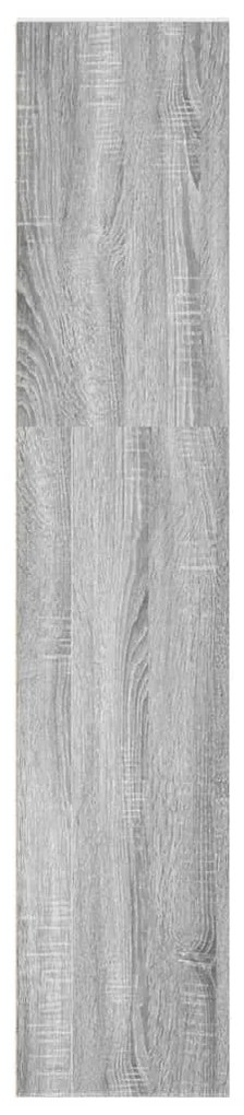 vidaXL Βιβλιοθήκη Γκρι Sonoma 40x30x152 εκ. από Επεξεργ. Ξύλο