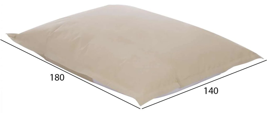 ΠΟΥΦ ANSHU HM5808.01 ΜΠΕΖ 140x180 εκ.