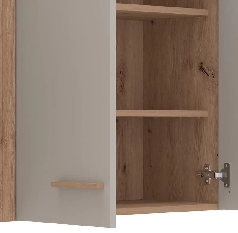 Σύνθεση Κουζίνας BELFORT 200 Artisan Oak - Cashmere 200x51x200εκ. 200x51x200 εκ.