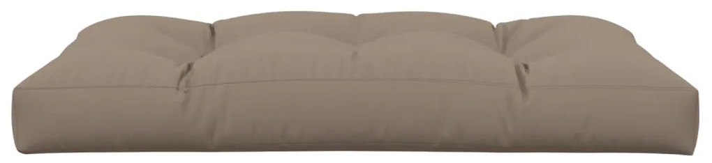 vidaXL Μαξιλάρι Παλέτας Taupe 120 x 80 x 12 εκ. Υφασμάτινο