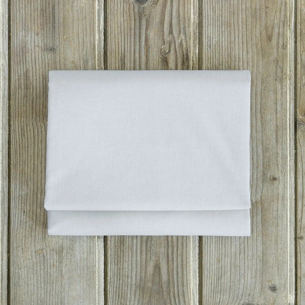 Σεντόνι Unicolors Shiny Grey Nima Μονό 160x260cm 100% Cotton