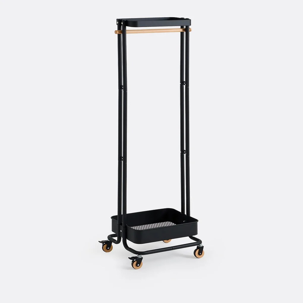 Καλόγερος με ροδάκια από μέταλλο και ξύλο καουτσούκ, Tania