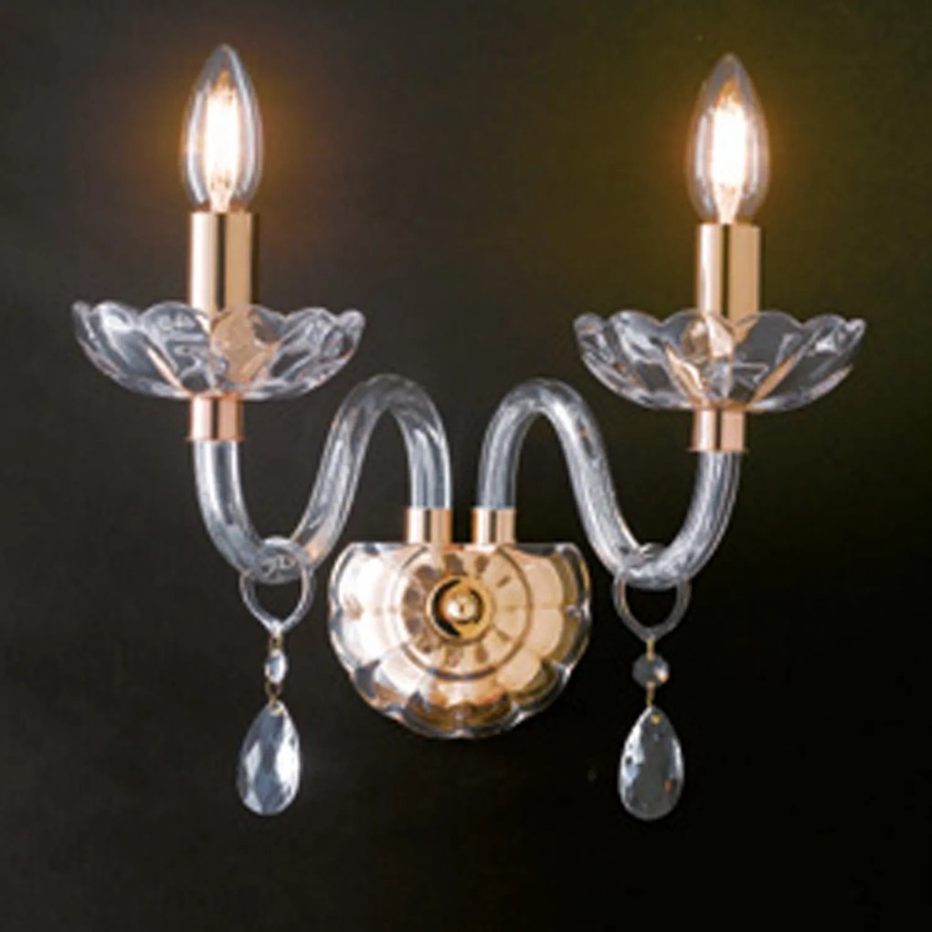 Φωτιστικό Τοίχου Riflesso I-RIFLESSO/AP2 Chrome Glass