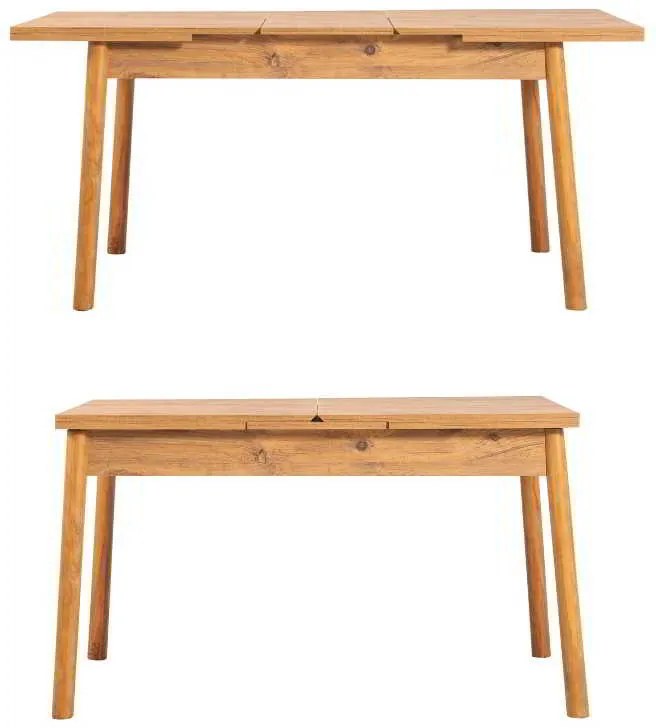 Τραπέζι Jemmy Megapap επεκτεινόμενο χρώμα atlantic pine 120/153x75x77εκ.