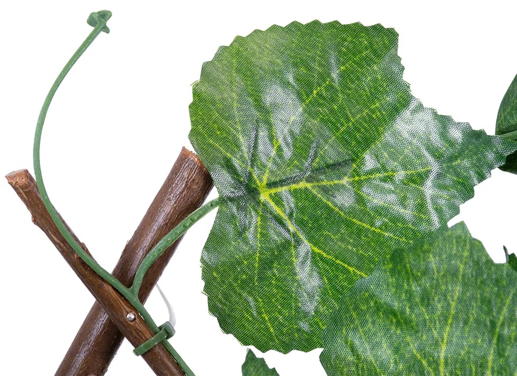 GloboStar® Artificial Garden VINE LEAVES 78499 Πτυσσόμενη Πέργκολα Τεχνητής Φυλλωσιάς - Κάθετος Κήπος Σύνθεση Αμπελόφυλλο Μ110 x Π10 x Υ120cm (min) Μ310 x Π10 x Υ45cm (max)