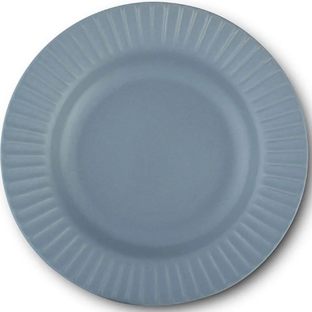 Πιάτο Βαθύ Penelope 10-017-003 Φ20x3,6cm Blue Nava Πηλός