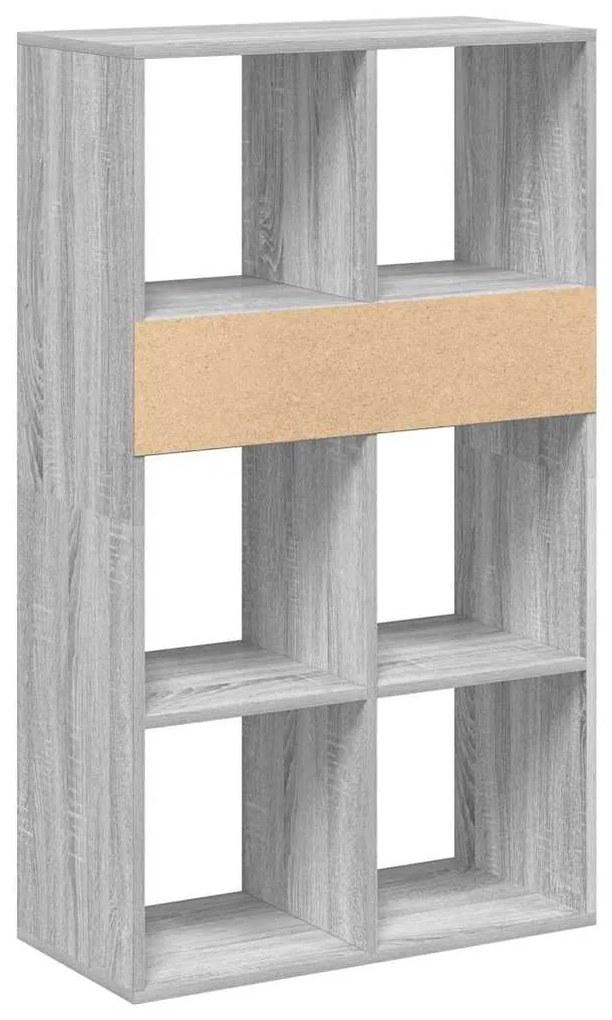 Βιβλιοθήκη Γκρι Sonoma 66x31x112 εκ. από Επεξεργασμένο Ξύλο - Γκρι sonoma