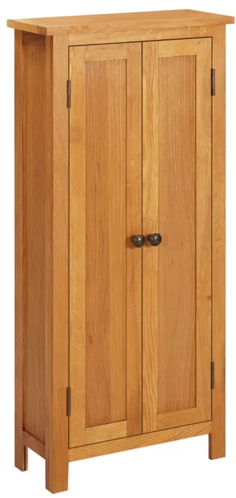vidaXL Ντουλάπα Αποθήκευσης 50 x 22 x 110 εκ. από Μασίφ Ξύλο Δρυός