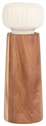 Estia Μύλος Για Αλάτι-Πιπέρι Κεραμικός Allure 6x17cm Λευκό 01-26752