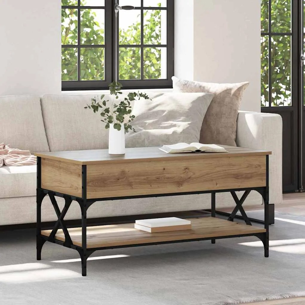 Τραπεζάκι σαλονιού Artisan Oak 100 x 50 x 50 cm