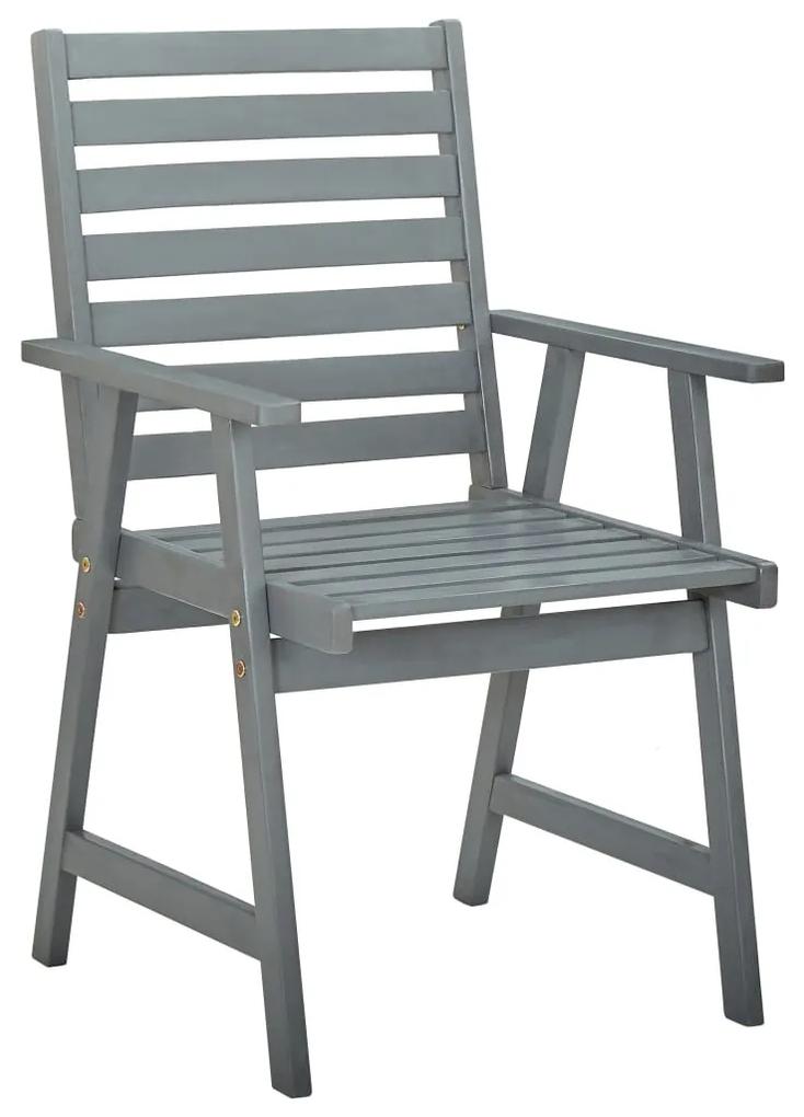 vidaXL Καρέκλες Εξ Χώρου με Μαξιλάρια 3 τεμ. από Μασίφ Ξύλο Ακακίας