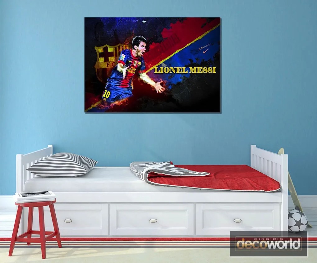 Πίνακας σε καμβά Lionel Messi KNV719 80cm x 120cm