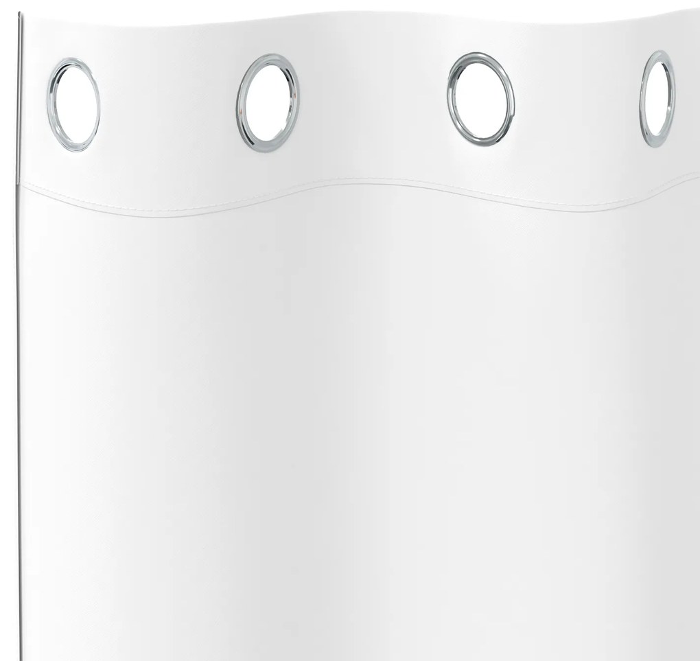 vidaXL Κουρτίνες 2 pcs Καθαρό Λευκό 225 x 140 εκ. Πολυεστέρας