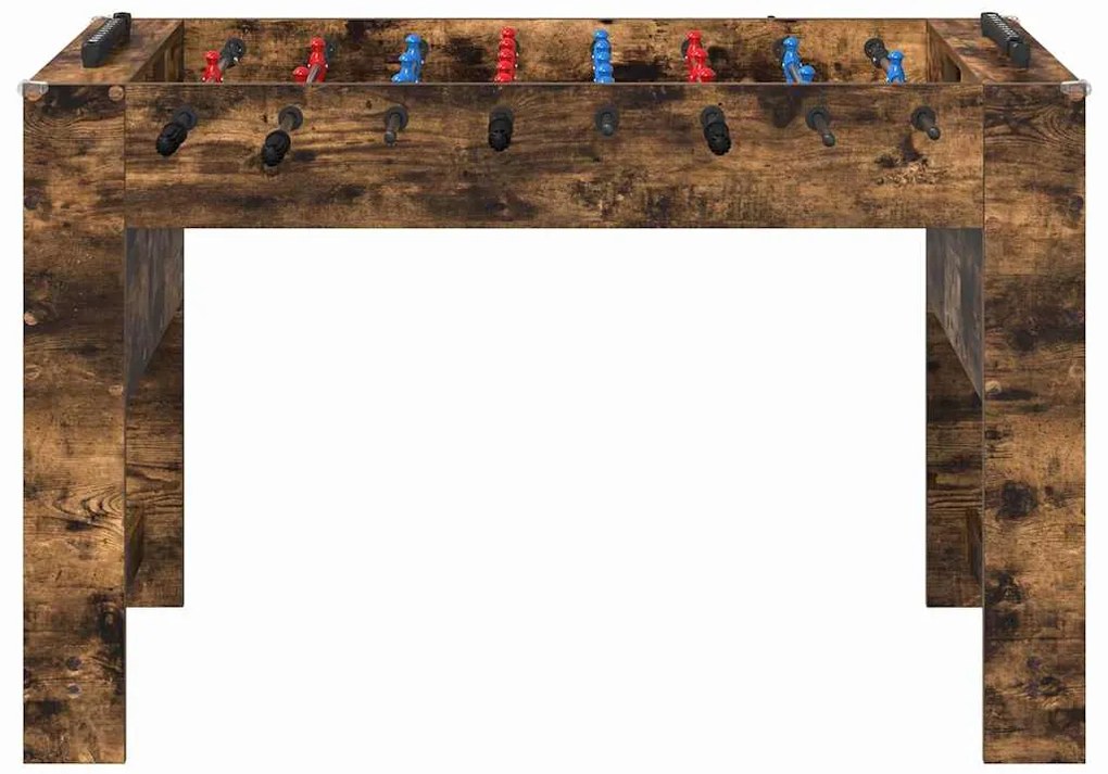 vidaXL Τραπέζι Φουτμπολ Καπνιστό Δρύς 125 x 60,5 x 80 εκ.