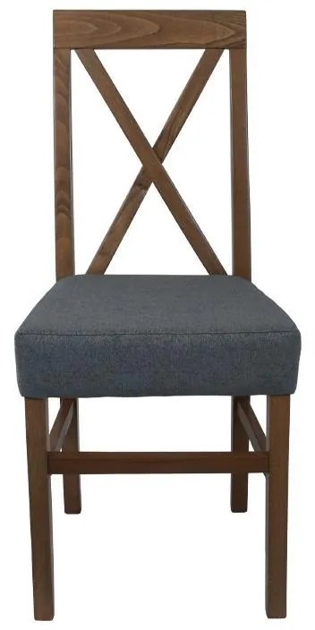 Καρέκλα Τραπεζαρίας ΤΧ Fylliana Grey Oak σκελετός με Σιέλ 43x44x98εκ. 2αδα 43x44x98 εκ.