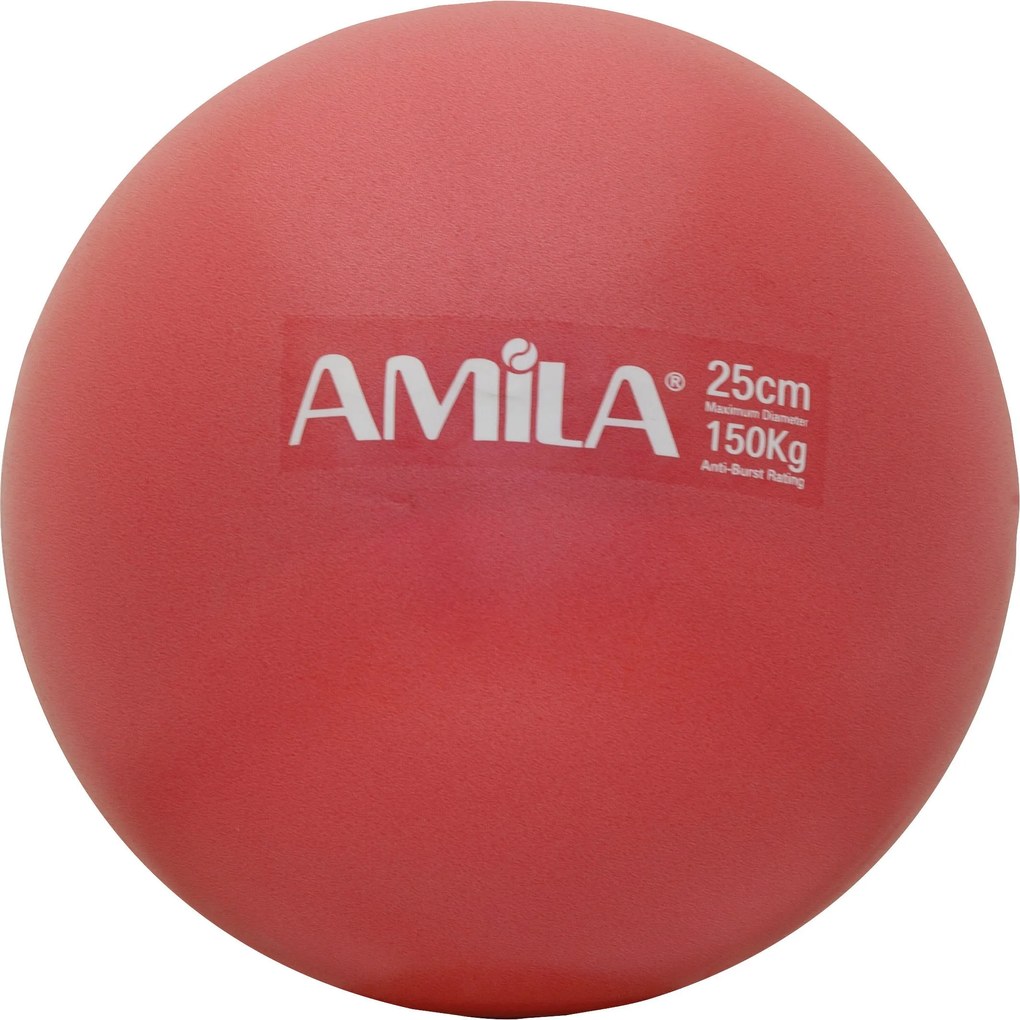 Amila Μπάλα Pilates 25cm, Κόκκινη, σε κουτί (48401)
