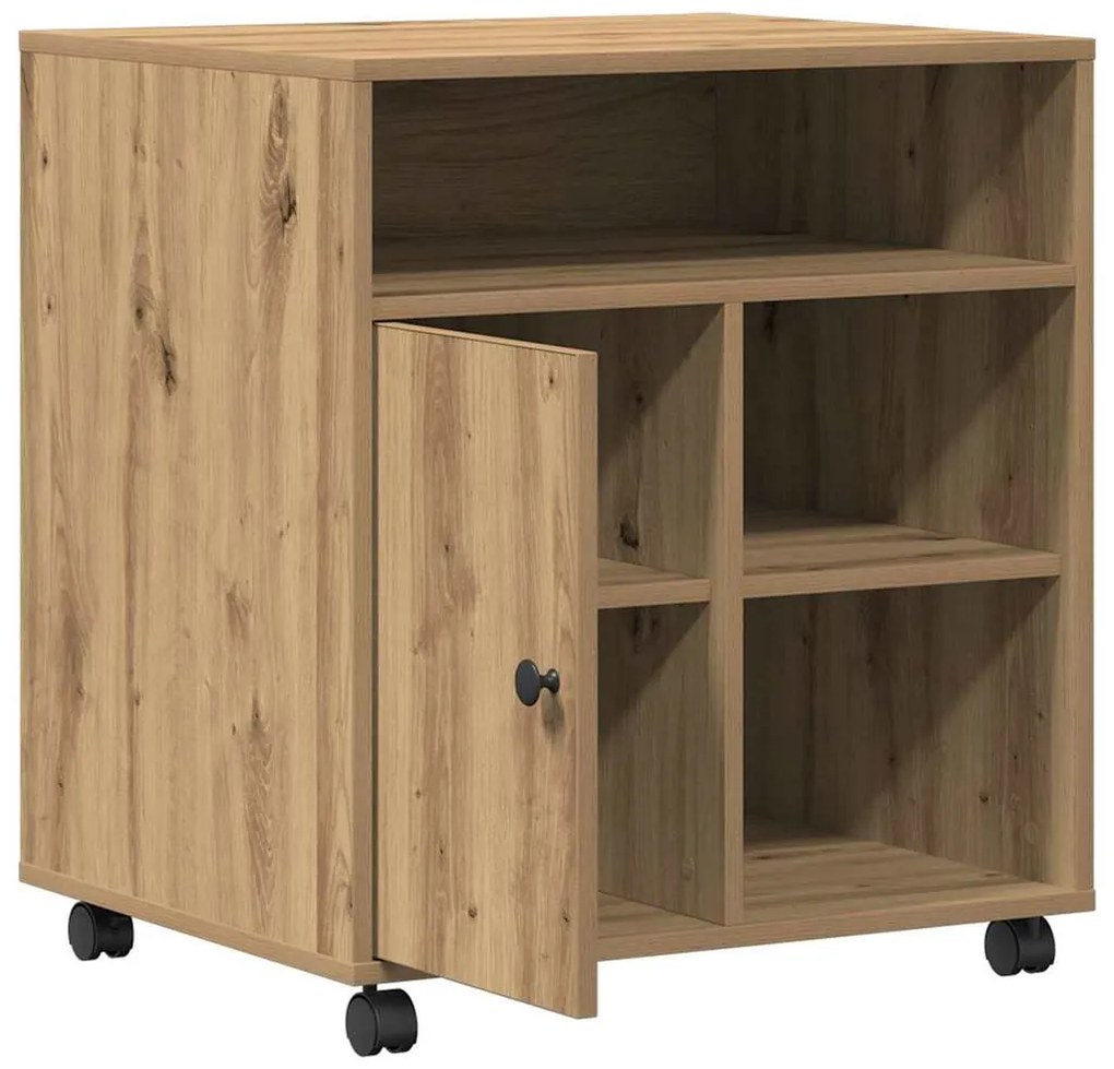 vidaXL Σταντ Εκτυπωτή artisan δρυς 60 x 50 x 67 εκ. Επεξεργασμένο ξύλο