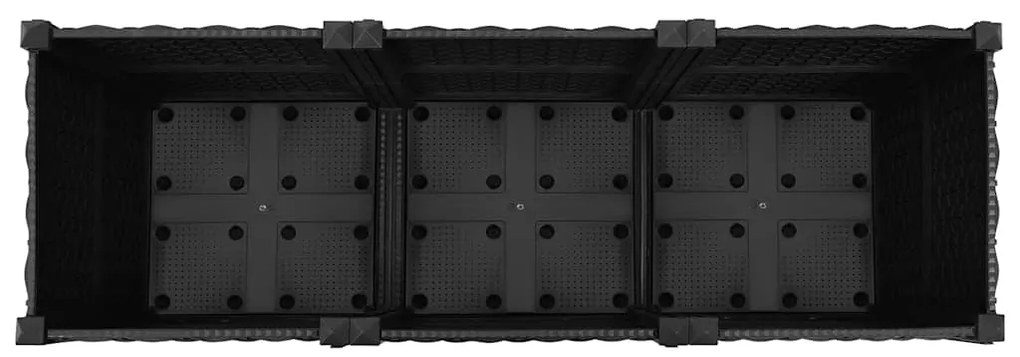 vidaXL Ζαρντινιέρα 120 x 40 x 38 εκ. από Πολυπροπυλένιο