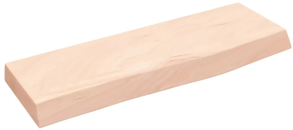 vidaXL Ράφι Τοίχου 60 x 20 x 4 εκ. από Ακατέργαστο Μασίφ Ξύλο Δρυός