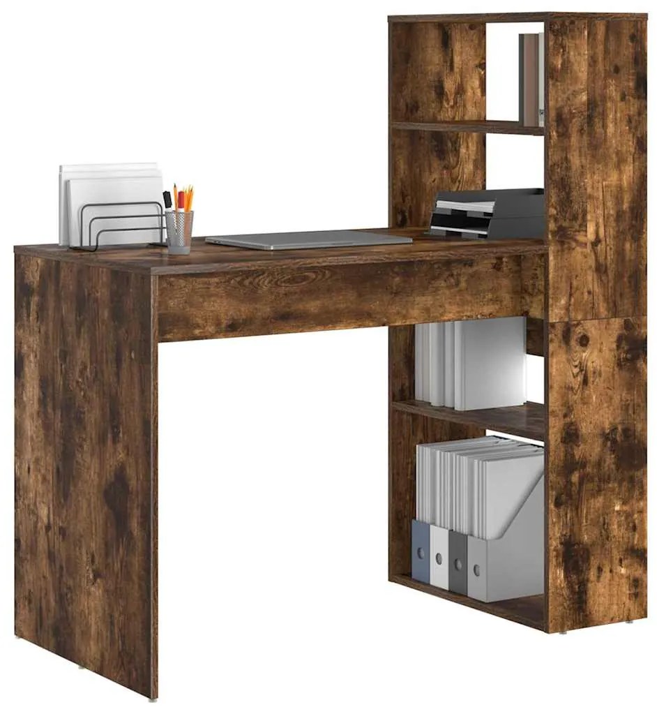 vidaXL Γραφείο Καπνιστή δρυς 113 x 54 x 120 εκ. Επεξεργασμένο ξύλο