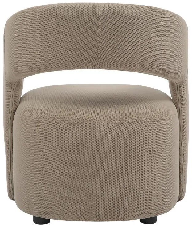 Πολυθρόνα Lemouton ύφασμα σε γκρι-μπεζ απόχρωση 69.5x66x80εκ 69.5x66x80 εκ.