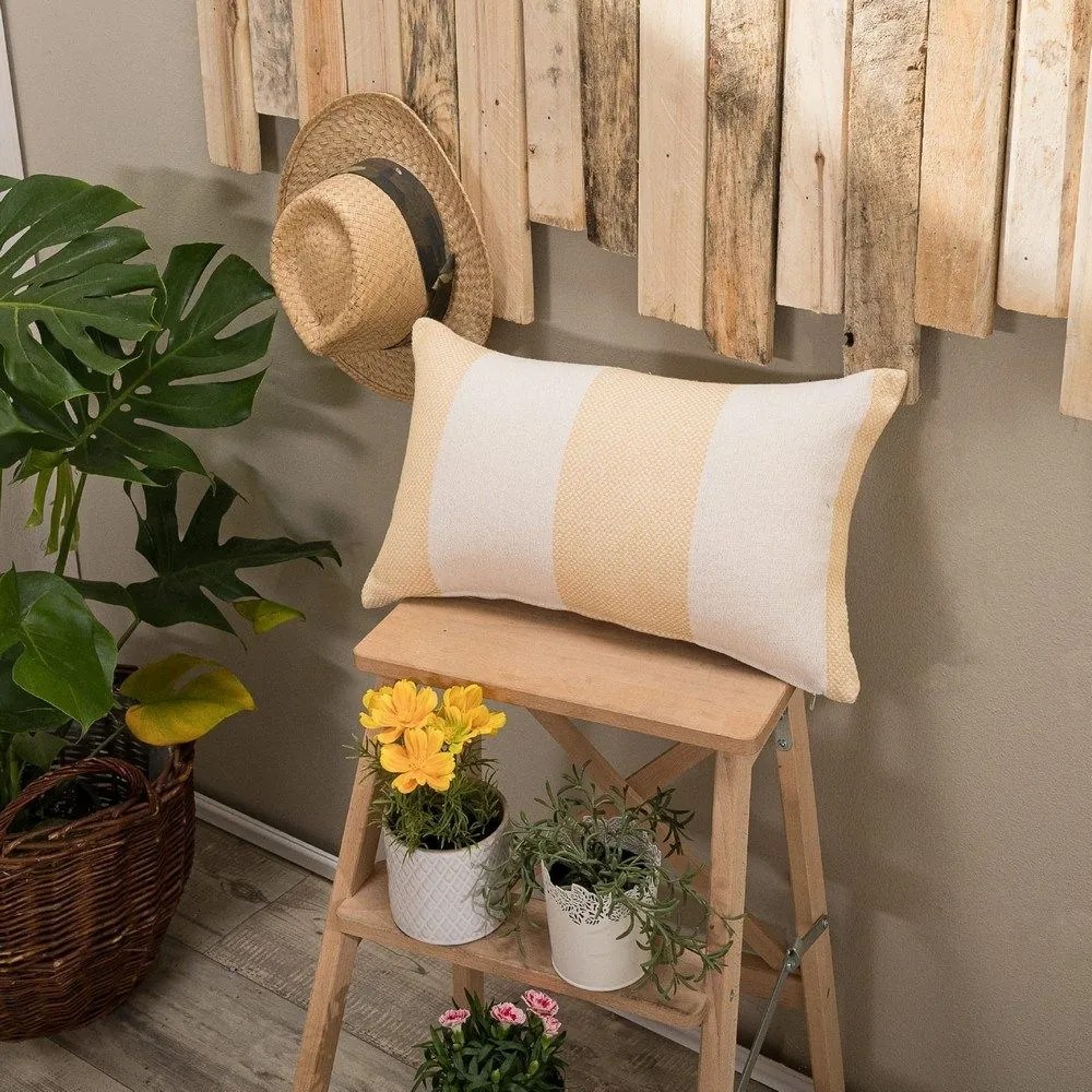 Μαξιλαροθήκη Διακοσμητική Gella 14 Yellow Teoran 30X50 Cotton-Polyester