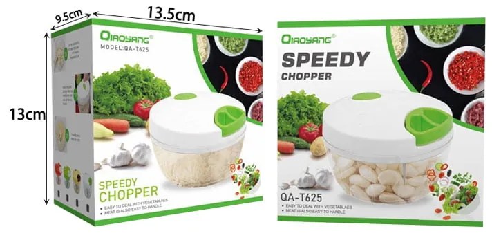 Qiaoyang Πολυκόπτης Λαχανικών QA-T625 - Qiaoyang Speedy chopper QA-T625