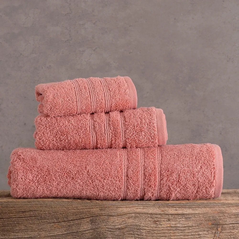 Πετσέτα Aria Terracotta Ρυθμός Χεριών 30x50cm 100% Cotton Foam