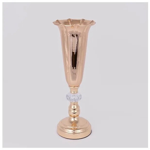 Βάζο Μεταλλικό Χρυσό H: 36cm 752-22067 Estheti-752-22067-Χρυσό 752-22067