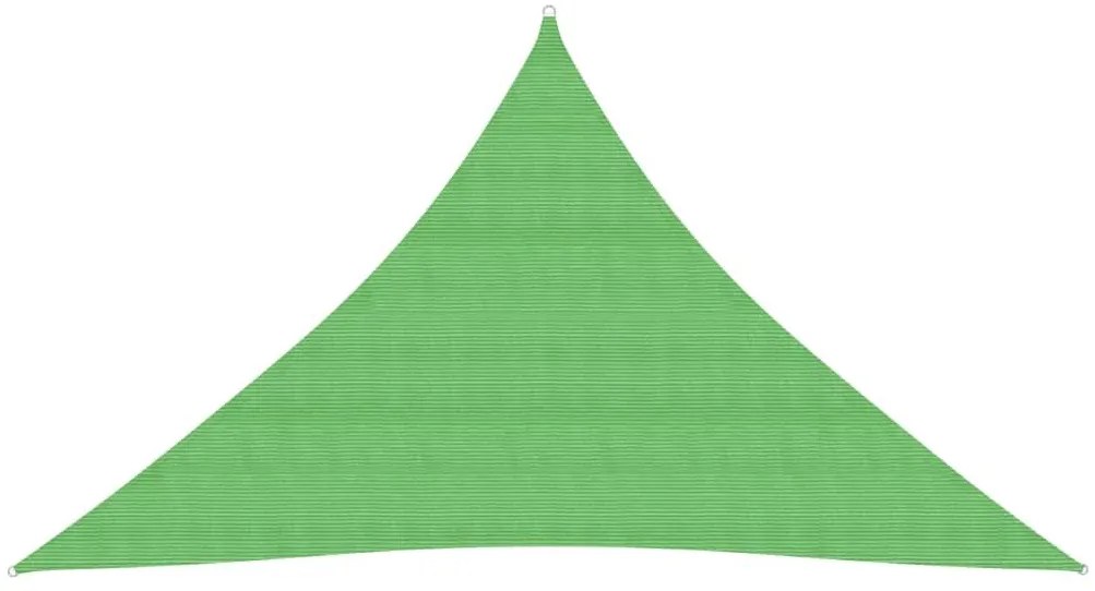 Πανί Σκίασης Ανοιχτό Πράσινο 3,5x3,5x4,9 μ. από HDPE 160 γρ./μ² - Πράσινο