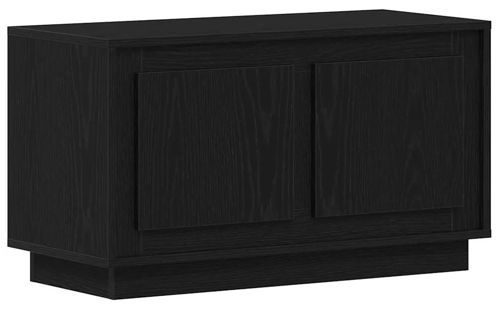 vidaXL Έπιπλο Τηλεόρασης Μαύρη δρυς 80 x 35 x 45 cm Επεξεργασμένο ξύλο