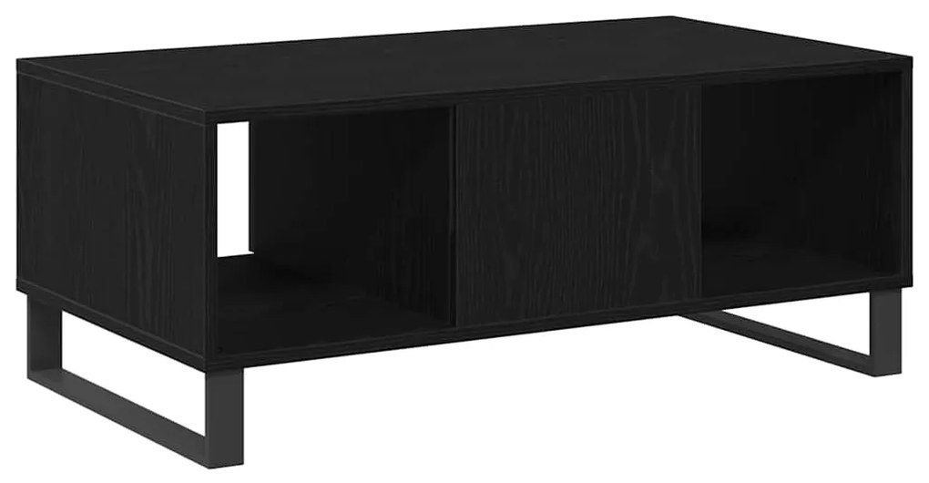 vidaXL Τραπεζάκι Σαλονιού with Drawer Μαύρη δρυς 90 x 50 x 36.5 εκ