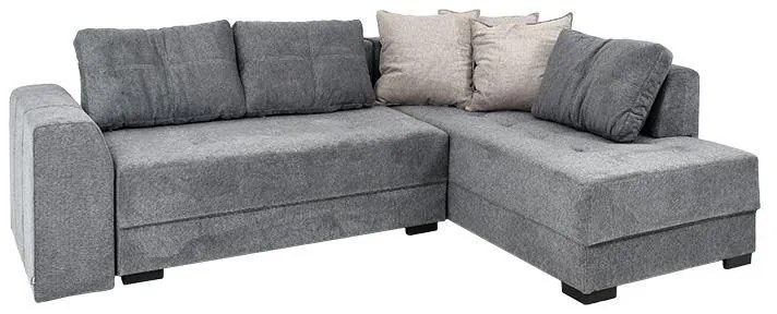 Corner Sofa New Mona Fylliana Grey - Light Grey 250x190x88 cm