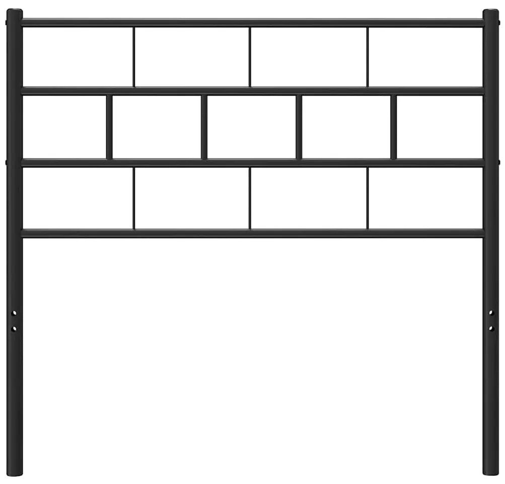 vidaXL Κεφαλάρι Μαύρο 100 εκ. Μεταλλικό