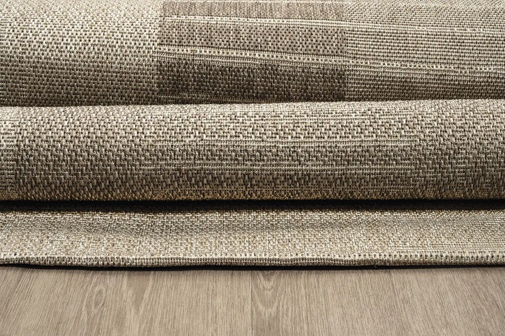 ΧΑΛΙ ETHNIK  20706C BROWN/CARAMEL BEIGE - 200X285  NewPlan