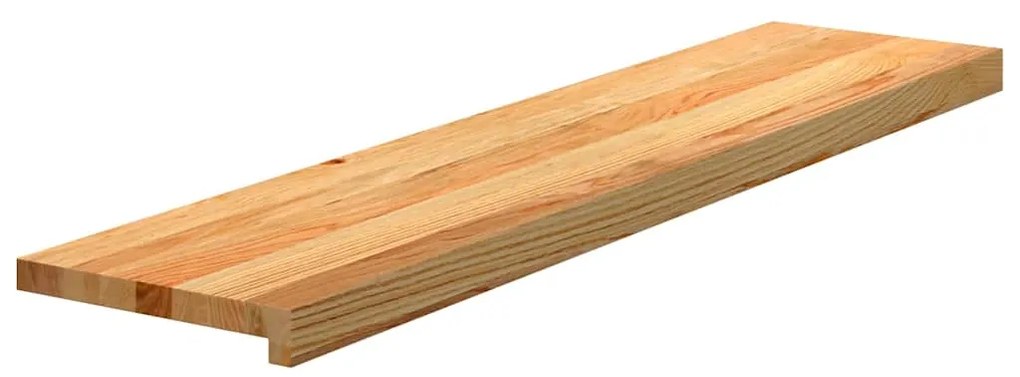 vidaXL Πατάκια Σκάλας 16 τεμ. Ανοιχτό Καφέ 110x25x2 cm Ξύλο Δρυός
