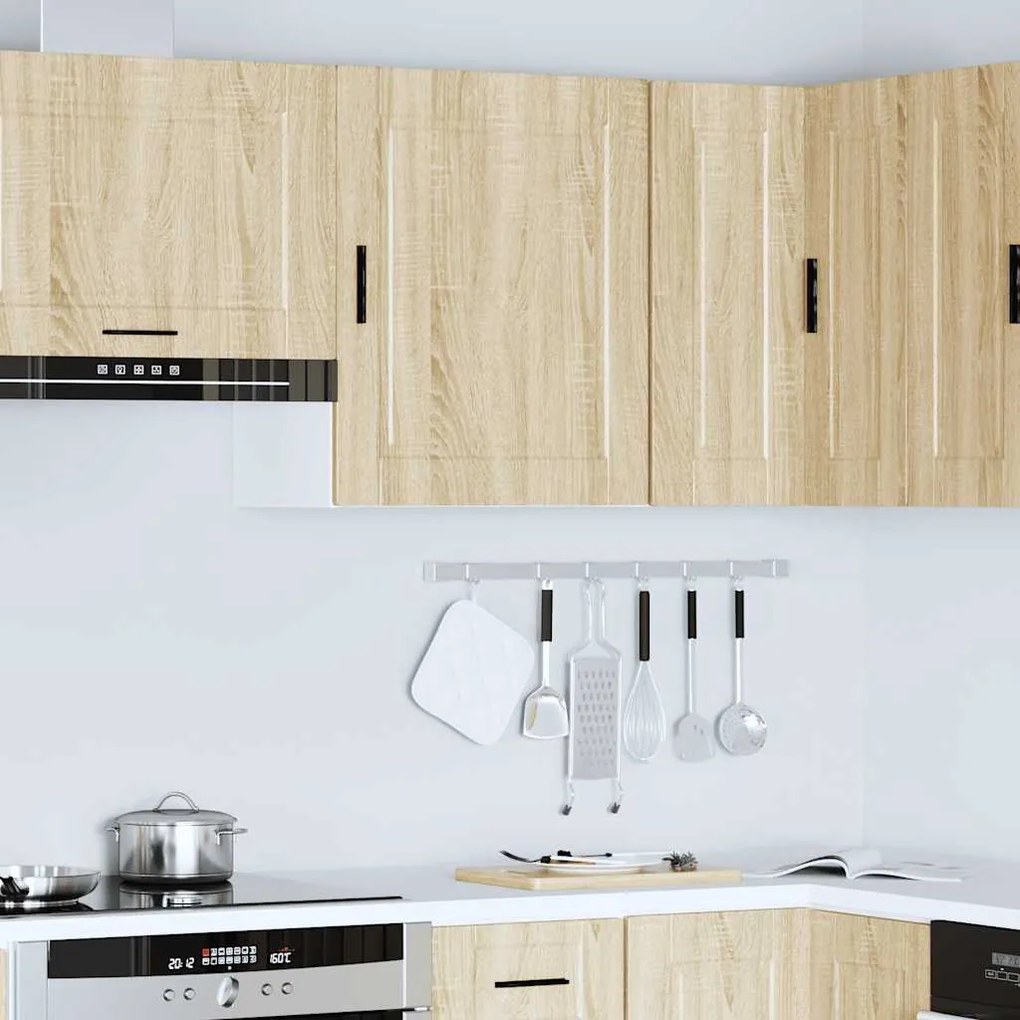 ντουλάπι τοίχου κουζίνας "Porto" Sonoma Oak Engineered Wood - Γκρι