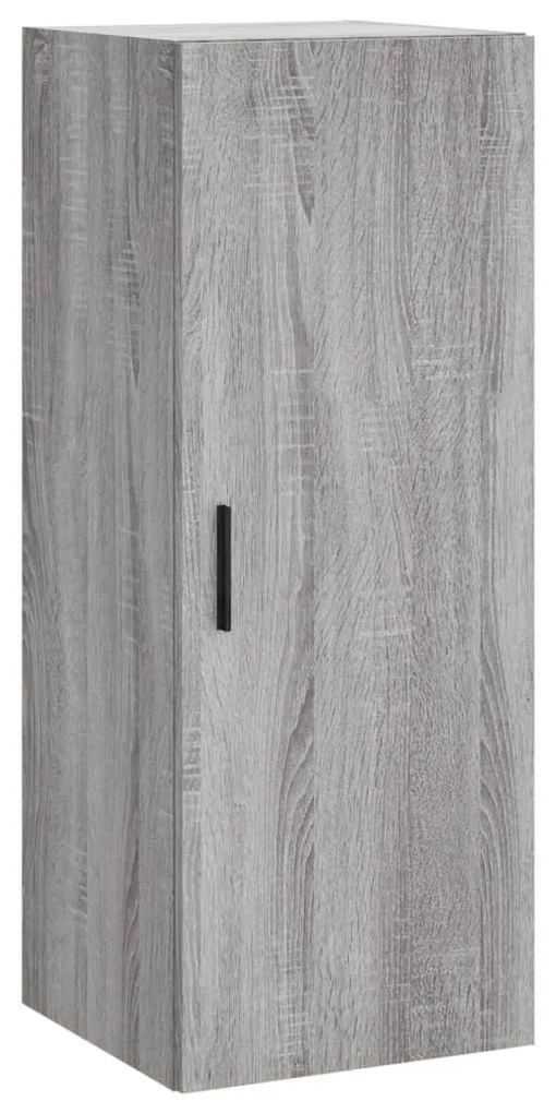 vidaXL Ντουλάπι Τοίχου Γκρι Sonoma 34,5 x 34 x 90 εκ.