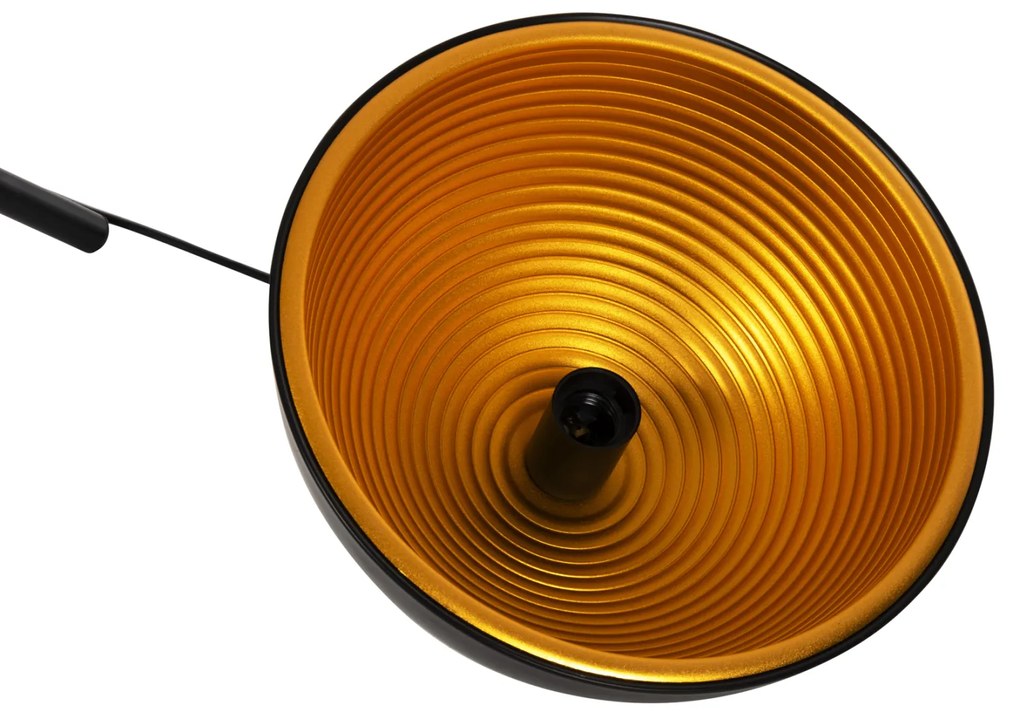 ΦΩΤΙΣΤΙΚΟ ΟΡΟΦΗΣ ΚΡΕΜΑΣΤΟ HM4153 ΜΑΥΡΟ-ΧΡΥΣΟ ΚΑΠΕΛΟ ΑΛΟΥΜΙΝΙΟΥ Φ29x113Υεκ.