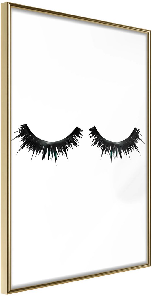 Αφίσα - False Eyelashes - 20x30 - Χρυσό - Χωρίς πασπαρτού