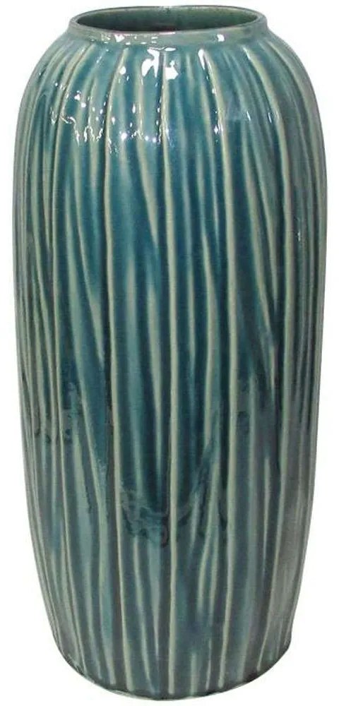 Διακοσμητικό Βάζο 003-123-036 17x17x36cm Green Ceramic