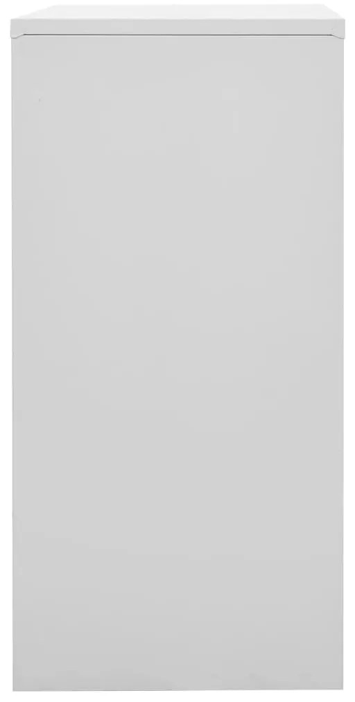 vidaXL Φοριαμοί 2 τεμ. Ανοιχτό Γκρι/Πράσινο 90x45x92,5 εκ. Ατσάλινοι