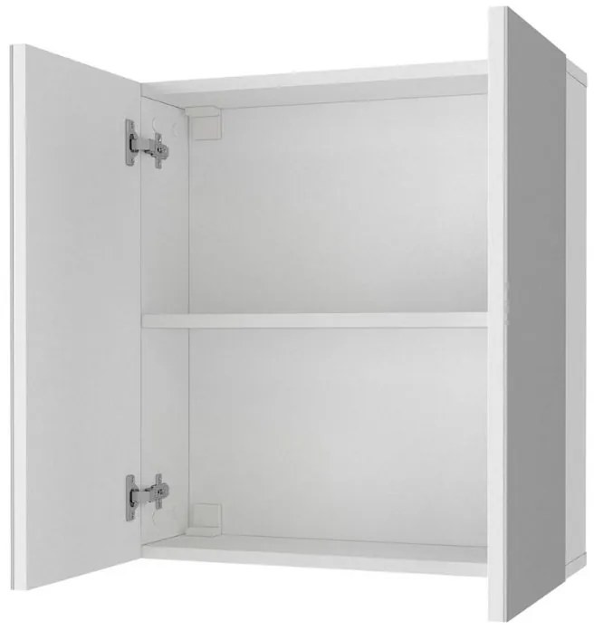 Καθρέπτης μπάνιου Binary Μegapap χρώμα λευκό 60x17,2x65εκ.